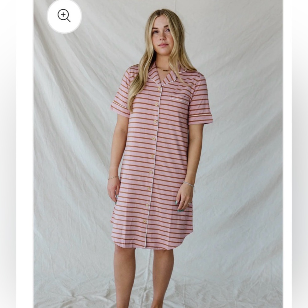 LATES BY KATE DREAM DRESS Pencil Stripe